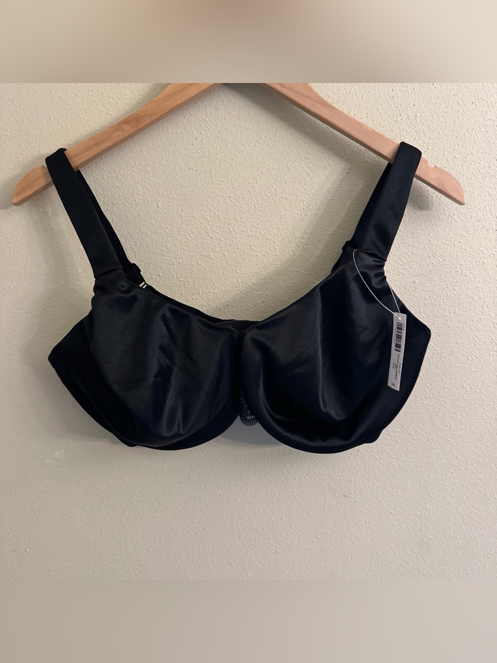 Soma Bra 36G Sensuous Sides Minimizer Black Unlined Underwire NEW
